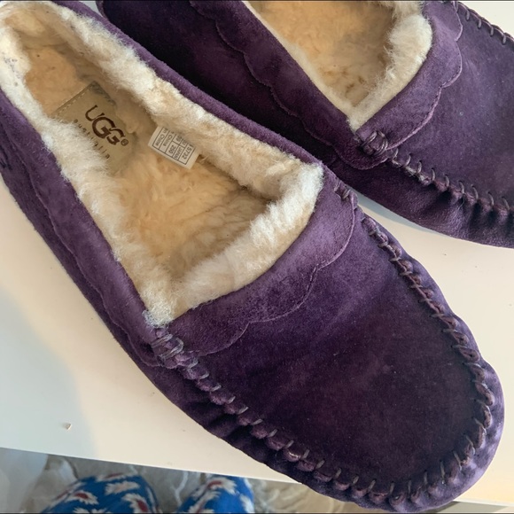 UGG Shoes - UGG AUSTRALIA WOMEN'S ANSLEY SLIPPERS purple 8